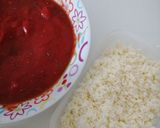 A picture of step 3 of Italian baked Panzrotti.
