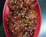 A picture of step 17 of Dry egg chilli Manchurian.