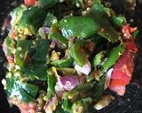 Foto langkah ke 3 dari resep Tumis usus tempe cabe ijo.
