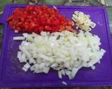 Foto del paso 4 de la receta: Repollo en cintas con tuco