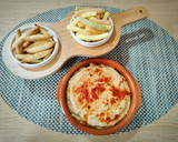 Foto del paso 4 de la receta: Hummus de garbanzos con pulled pork y setas