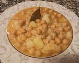 Foto del paso 5 de la receta Garbanzos con arroz y bacalao