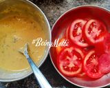 A picture of step 1 of Tomato pakoras.