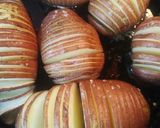 A picture of step 4 of Loaded Hasselback Potatoes.