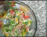 Half fry egg and mixed vegetables egg with paratha recipe step 6 photo
