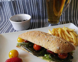 Foto del paso 9 de la receta: Bocadillo de olivada, pimientos fritos y cherrys caramelizados