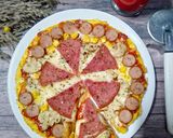 Foto langkah ke 3 dari resep Pizza Telur.