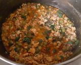 A picture of step 4 of Chicken Mince & Pea Curry🥘.