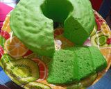 Foto langkah ke 7 dari resep Bolu pandan santan kukus ekonomis.
