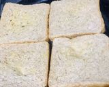 A picture of step 3 of Air fryer baked Szechwan brown bread pizzas.