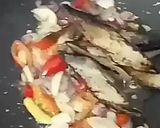 Foto langkah ke 4 dari resep Ikan asin kuah santan simpel.