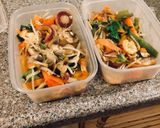 A picture of step 4 of Prawn stir fry.