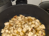 Pechuga en salsa de queso