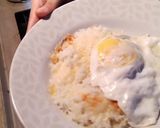 Foto langkah ke 3 dari resep Nasi Butter Mozarella Telor Mata Sapi.