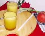A picture of step 2 of Turmeric Ginger and Apple Smoothie.