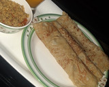 A picture of step 5 of Pancake with scrambled egg.