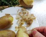 Foto del paso 8 de la receta: Ensalada César de espárragos y patatas con mayonesa de anchoas
