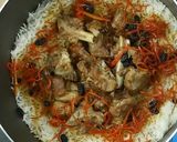 A picture of step 6 of Mutton Kabuli Pulao.