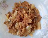 A picture of step 1 of Aloo and Papri Chaat.