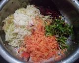 A picture of step 1 of Mix Veg Oats Idli (in microwave).