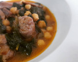 Foto del paso 9 de la receta: Garbanzos estofados con butifarra, espinacas y rovellons
