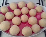 Foto langkah ke 7 dari resep Onde Wijen kacang ijo/maco. No Kempes - Isi enak bingitz 😂 (ada step pembuatan).