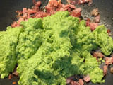 Rigatoni con Pesto di Zucchine e Speck