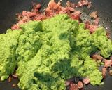 Foto del passaggio 4 della ricetta Rigatoni con Pesto di Zucchine e Speck