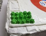 Foto del paso 9 de la receta: Torta de cumple "Cancha de fútbol"