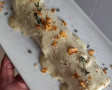 Foto del paso 10 de la receta: Macrocanelón de carrilleras y gorgonzola con bechamel de pesto