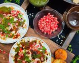 नॉन फ्राइड दही वड़ा चाट (Non fried dahi vada chaat recipe in hindi) रेसिपी चरण 9 फोटो