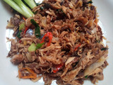 Tongkol Suwir Pedas bumbu irisan