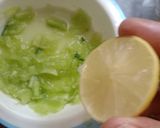 A picture of step 2 of Cucumber mocktail 🥒🍸🍸🍸.