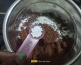 A picture of step 3 of Homemade Eggless Chocolate Cake Premix.