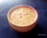 A picture of step 4 of Janmashtami special dry fruit rabdi.