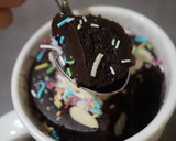 Foto del paso 10 de la receta: Mugcake: Brownie a la taza sin leche en 5 minutos