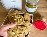 Une image de l'étape 4 de Sablés salés apéritifs pesto Omie, parmesan et pignons.