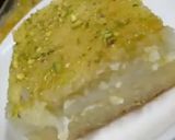 صورة لخطوة 5 من وصفة بسبوسة بالقشطة 🥧