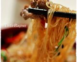 Foto langkah ke 8 dari resep Japchae with Beef Korean Noodle,aka Soun Ala Korea pake Vermiceli aja.