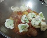 A picture of step 5 of Veg pulao.
