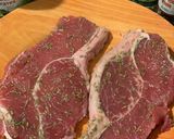 Foto langkah ke 1 dari resep SIRLOIN STEAK with MUSHROOM SAUCE.