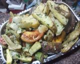 Foto del paso 6 de la receta: Vegetales al horno con crema y pesto