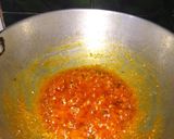 A picture of step 3 of DahiAloo.