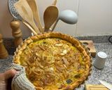 Foto del paso 6 de la receta: Tarta de calabaza puerros y cebolla caramelizada