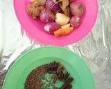 Foto langkah ke 1 dari resep Gule nangka ati ayam.