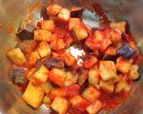 Foto del paso 1 de la receta: 86.🍲Lentejas veganas con berenjena, calabizo y tandoori🍆