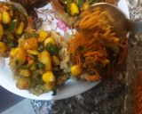मैगी कटोरी मकई चाट(Maggi catori with corn chaat recipe in Hindi) रेसिपी चरण 7 फोटो