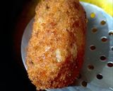A picture of step 15 of Green garlic pulao croquettes in Spanish style.