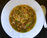 A picture of step 7 of Chicken Manchow Soup.