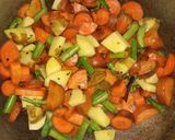 বিন্স গাজরের সব্জী (beans gajorer sabji recipe in Bengali) রেসিপির ধাপ 1 ছবি